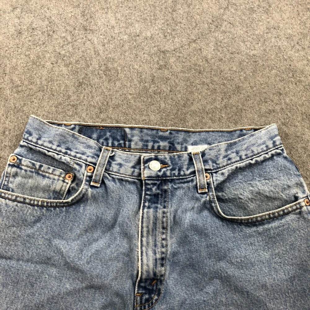 Vintage Levis Shorts Womens 32 Loose Light Wash Denim Cut Off Custom - Picture 4 of 8